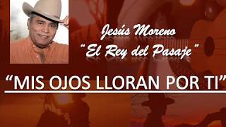 MIS OJOS LLORAN POR TI JESÚS MORENO LETRA [upl. by Anawait]