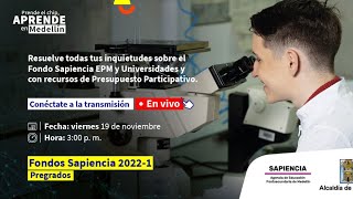 Fondos Sapiencia 20221 [upl. by Mehelhteb]