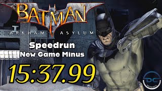 Batman Arkham Asylum Speedrun NG 153799 [upl. by Griffie]