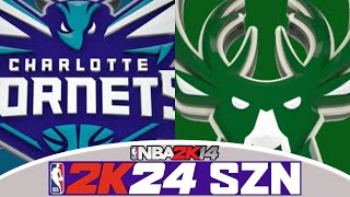 2K24 SZN  HORNETS vs BUCKS [upl. by Adli171]