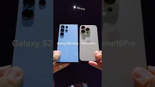 Samsung s24 ultra vs iphone 16 pro camera test shortfeed shorts trendingshorts [upl. by Ahsineb]