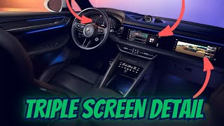 2025 Porsche Macan EV INTERIOR  A Closer Look [upl. by Dlonyer]