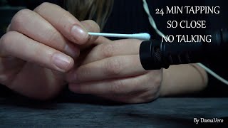 ASMR Tapping NO TALKING muy cerca ¡¡24 minutos que DERRETIRÁN TU CEREBRO 🧠🤤 Español  DamaVero [upl. by Ahsitruc613]