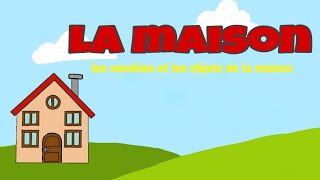 Apprendre les meubles et les objets de la maison en français [upl. by Aveneg]