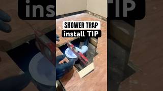 Shower trap install TIP how to set your shower trap [upl. by Rehteh724]