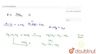 Nitration of propane with nitric acid vapor at about 430C is expected to yield i 1nitropr [upl. by Eneg]