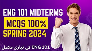 ENG 101 Midterms Prepration 2024  Eng 101 Midterms  Midterms Mcqs Full prepration  Spring 2024 [upl. by Any336]