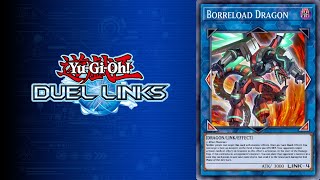 Borreload Dragon Summoning animation  YuGiOh Duel Links [upl. by Rehteh]