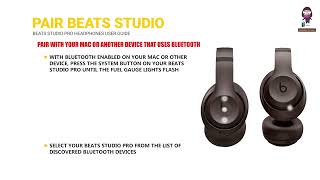 How to Connect Charge and Use Your Beats Studio Pro Headphones [upl. by Undry]