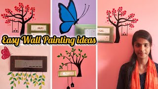 Switchboard painting ideas l Easy wall painting l switchboard decor l 5 easy Wall Painting ideas [upl. by Telford]