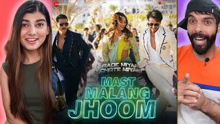 Mast Malang Jhoom Reaction  Bade Miyan Chote Miyan  AkshayTigerSonakshi  Arijit Singh Vishal [upl. by Gram]