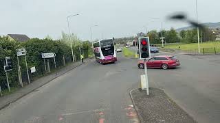 Lothian Buses Route 33 Wester Hailes  Millerhill 622 [upl. by Direj]