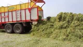 Silage 2014  Pottinger Torro 5100 Unloading [upl. by Occir97]