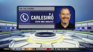 PJ Carlesimo on the NBA Finals matchup [upl. by Ajim]