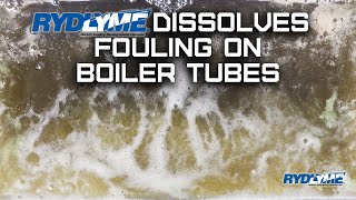 RYDLYME Dissolves Water Scale from a Fire Tube Boiler [upl. by Torosian855]