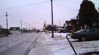 Weather Report from Wallaceburg Ontario Canada 27032013 Slush Storm [upl. by Carrelli]