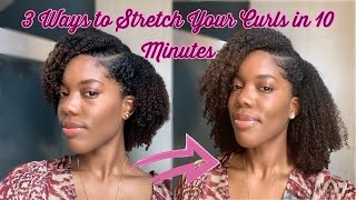 HOW TO STRETCH YOUR CURLS IN 10 MINUTES  Gabrielle Amandaaa [upl. by Sinnal306]