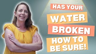 Has YOUR Water Broken  4 Ways to Be SURE  Dr Samanthas Quick Guide [upl. by Isia738]