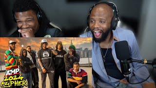 Pops Reacts To AMP FRESHMAN CYPHER 2024 [upl. by Nations]