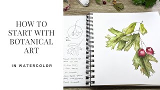 How to Start with Botanical Art [upl. by Eslehc]