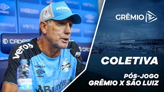 AO VIVO  Coletiva PósJogo  Grêmio 4x1 São Luiz Recopa Gaúcha  2023 [upl. by Ahseekan199]