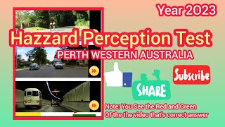 HAZARD PERCEPTION TEST PERTH WESTERN AUSTRALIA YEAR 2023 With Albie Rosales Labana [upl. by Sldney]