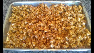 Pipoca caramelizada com leite condensado  essa receita é a melhor de todas as pipocas [upl. by Milicent]