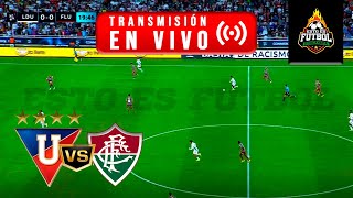 ¡VICTORIA DE ALTURA LIGA DE QUITO 1 VS 0 FLUMINENSE EN VIVO 🔴 RECOPA SUDAMERICANA 2024 IDA [upl. by Imot]