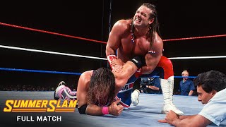 FULL MATCH  Bret Hart vs British Bulldog  Intercontinental Title Match SummerSlam 1992 [upl. by Aihtenyc]