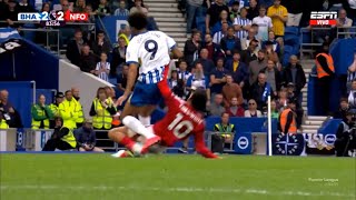 Morgan GibbsWhite Red card  Brighton VS Nottingham Forest 22  HIGHLIGHTS  Premier League 2425 [upl. by Aniham707]