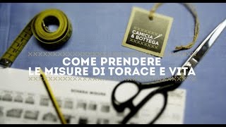 Video tutorial Come prendere le misure di torace e vita [upl. by Axel]