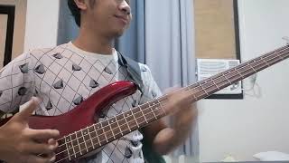 Langit Ang Aking Nadarama MALIKOT NA BASS COVER lol  Malayang Pilipino instrumental cover [upl. by Aisatan]