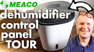 Brilliant MEACO DEHUMIDIFIER full control panel tour and instructions ARETE ONE [upl. by Suh]