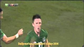 All Goals Ireland 30 Latvia 15112013 Highlights [upl. by Eeldivad]