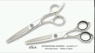 Combthru thinning scissors wwwsharplineco [upl. by Greene962]