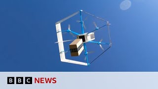 How does Amazon drone delivery work  BBC News [upl. by Rebak]