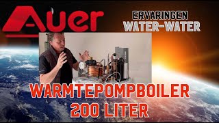 Ervaring en montage Auer 200L Warmtepompboiler [upl. by Ahsinaj]