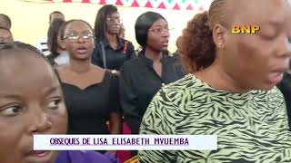 OBSEQUES DE LISA ELISABETH MVUEMBA Lectrice Dirigeante NODAGRA [upl. by Ydroj415]