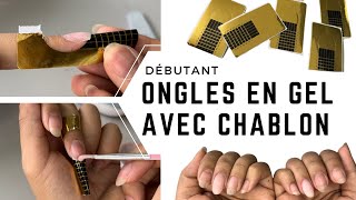 Tuto débutant  ONGLES EN GEL CHABLON 💅🏼 à la maison [upl. by Donnamarie]