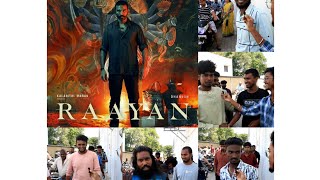 RAAYAN movie First day First show Thiruvarur Thailamai theater REVIEW raayan raayanmovie dhanush [upl. by Elletsyrk]