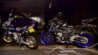 バイク屋豆知識：雨で濡らしたバイクは水道水で軽く流せば錆びづらくなります（雨水泥水はとてもサビます） [upl. by Pip59]