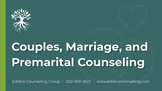 Couples Marriage and Premarital Counseling [upl. by Mikaela]