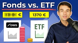 Aktiver Fonds vs ETF im Kostenvergleich Horrende Kosten [upl. by Cornish]