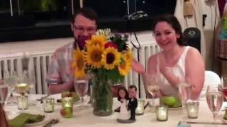 Ryan amp Jess Rehearsal Dinner Speech [upl. by Esyak]