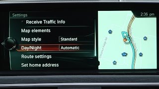 Customize Your iDrive Map Display  BMW HowTo [upl. by Nottnerb]