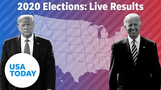 Coverage of election results for Trump Biden and key swing state races  USA TODAY [upl. by Oralle]