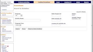 IDISCDBG Training IDIS Resources for CDBG  Module 91 Creating a Drawdown Demo [upl. by Fonda]