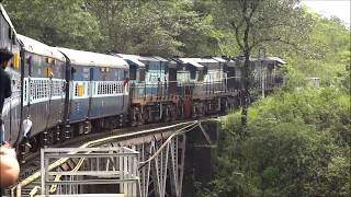 DANGEROUS TRAIN JOURNEY INDIAN RAILWAYS SHIRADI GHAT [upl. by Novel]