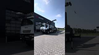 Iveco Trakker410 6x4 Hiab 4228 Hipro  Winch [upl. by Llerut]