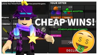 MM2 Trading Montage 3 Cheap Wins [upl. by Rush]